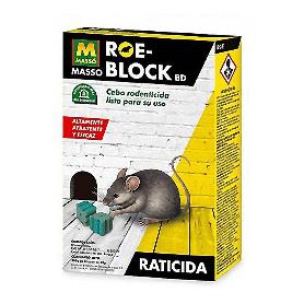 RATICIDA BLOQUE MASSOBLOCK 260 GRAMOS