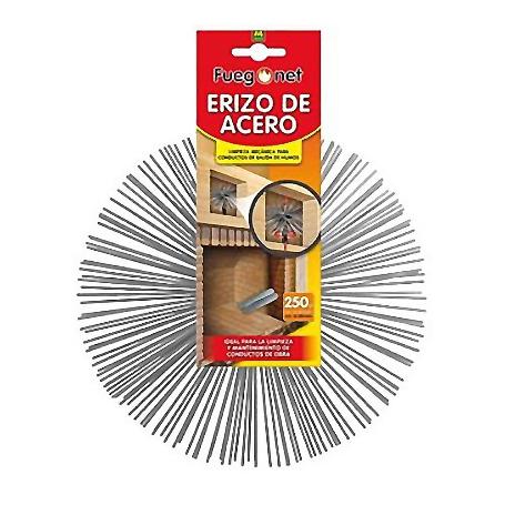 ERIZO DESHOLLINADOR ACERO 250MM