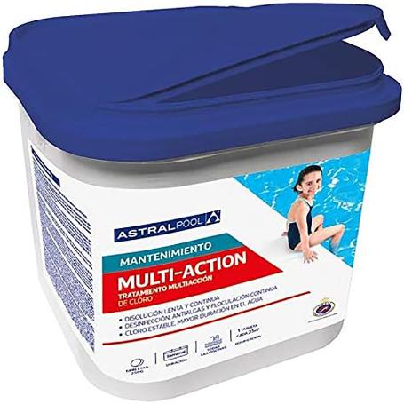 CLORO PASTILLAS MULTIACCION 250 GR 5 KG