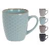TAZAS MUG TEXTURAS 200 ML 4 PIEZAS