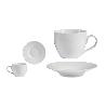 TAZAS PORCELANA + PLATO 420 ML