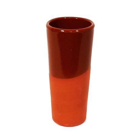 VASO TUBO BARRO 330 ML 7X16 CM