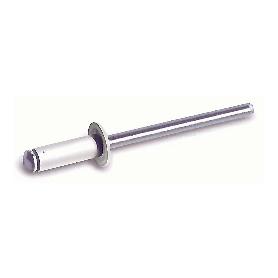 REMACHES ALUMINIO 4,8X8 BLANCO CON VASTAGO