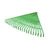 RASTRILLO ABANICO 21P VERDE PLASTICO