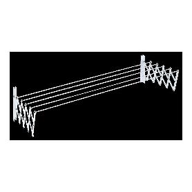 TENDEDERO  EXTENSIBLE 100CM BLANCO