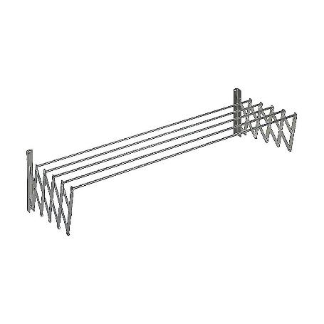 TENDEDERO  EXTENSIBLE 140 CM ALUMINIO