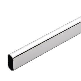 TUBO CROMO OVAL 3MT. 25X15MM.