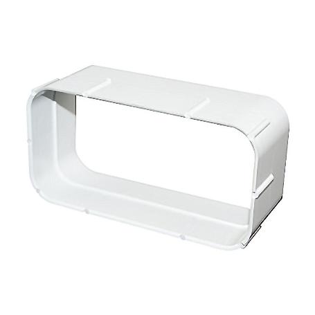 UNION RECTANGULAR 110X56   R.104 PVC