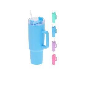 TERMO MUG + PAJITA COLORES SURTIDOS