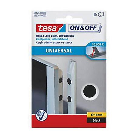 CIERRE CIRCULAR VELCRO 16MM.NEGRO