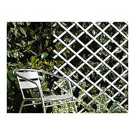 TRELLIS PLEGABLE 1X2MT BLANCO PVC