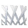 TRELLIS PLEGABLE 1X2MT BLANCO PVC