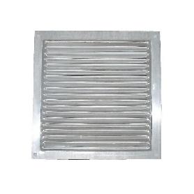 REJILLA PLANA 15X15 ALUMINIO