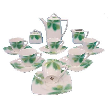 CAFE 27 PIEZAS NOVA TREBOL VERDE