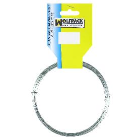 ALAMBRE GALVANIZADO (ROLLO 50 GRAMOS / 5,5 METROS) Nº 6/1,1 MM.