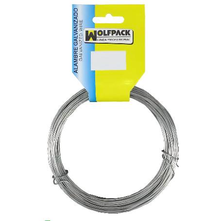 ALAMBRE GALVANIZADO (ROLLO 250 GRAMOS / 4,5 METROS) Nº16/2,7 MM.
