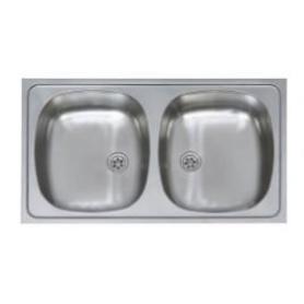 FREGADERO FI STD 2S 80*50 A 580042 PRACTIC