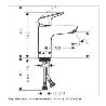 MONOMANDO LAVABO LOGIS 100 71107000 HANSGROHE