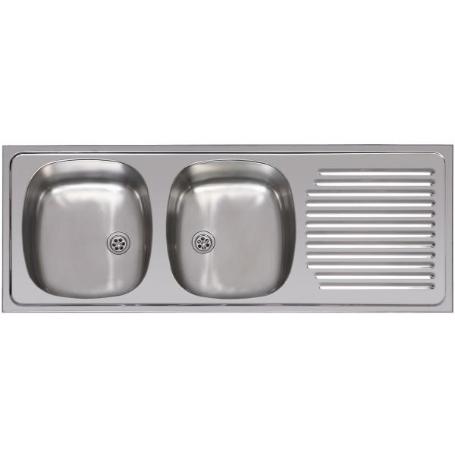 FREGADERO FI STD 2S+E DCHA 120*50 A 580094 PRACTIC