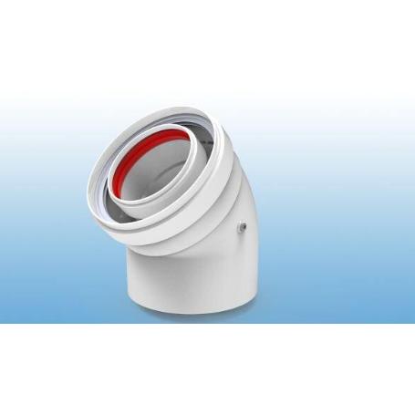 CODO COAXIAL 60/100 45º MH 610-45MHP1 FIG