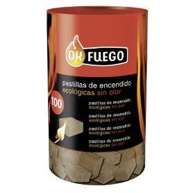 PASTILLAS ENCENDIDO 100 UD. 50212 OK FUEGO FLOWER