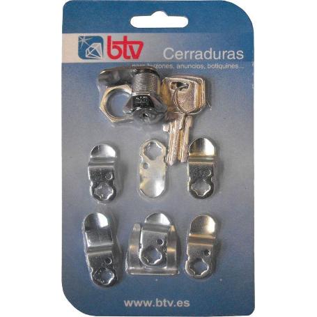 KIT CERRADURA Nº1 CROMO 60001 BTV