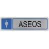 PLACA SIMBOLO 54-163*45 INOX 8215 AMIG