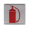 PLACA SIMBOLO 109-140*140 INOX 8244 AMIG
