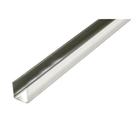 PERFIL U 20 X 20-2,5M ALUMINIO BLANCO 20689 AMIG