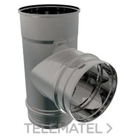 TE 90º SIN TAPA 80 SIMPLE PARED 4022162 ROS