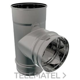 TE 90º SIN TAPA 250 SIMPLE PARED 4022174 ROS