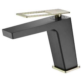 MONOMANDO LAVABO SUECIA NEGRO ORO BDC032-1NGOLD