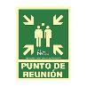 SEÑAL PUNTO DE REUNION PVC 0,7MM CLASE B 450X600MM