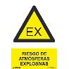 SEÑAL PELIGRO ATMOSFERAS EXPLOSIVAS RD31027