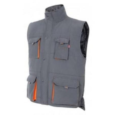 CHALECO MULTB. ACOLCHADO 205902 GR/NA T-M  VELILLA