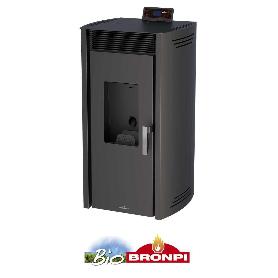 ESTUFA HYDRO PELLET NOA-H-NE NEGRA 16KW BRONPI