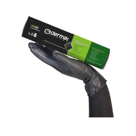 CAJA 50 UDS GUANTE DIAMANTADO T-M NEGRO