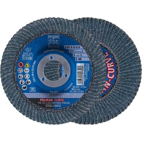 DISCO POLIFAN PFR 125-L Z40 SGP CURVE STEELOX