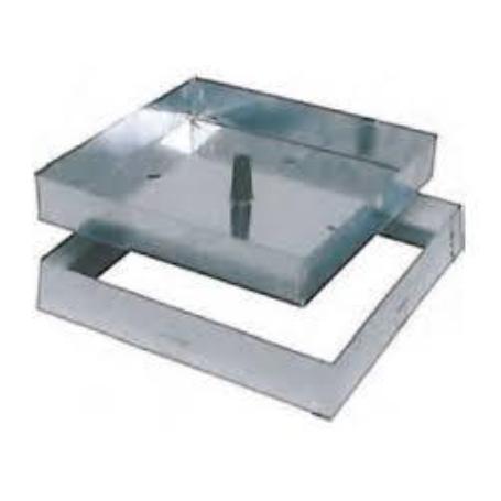 REGISTRO INOX. 330X330 H.50 ZIN08-6857CI DAKOTA