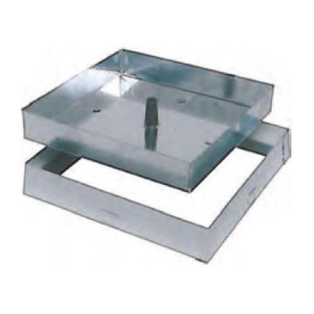 REGISTRO INOX. 430X430 H.50 ZIN08-6858CI DAKOTA