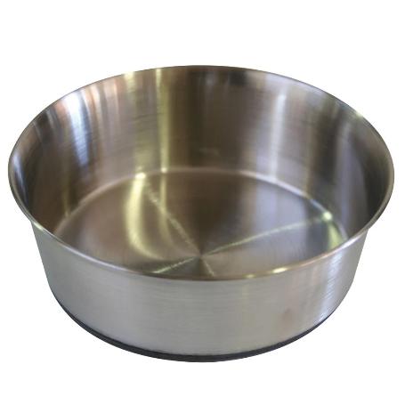 CROCI COMEDERO PERRO ACERO HEAVY C-GOMA 3,0 L-24 CM C6059449
