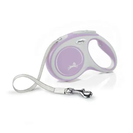CROCI CORREA PERRO FLEXI NEW CLASSICCORD S 5MT ROSA C5055227