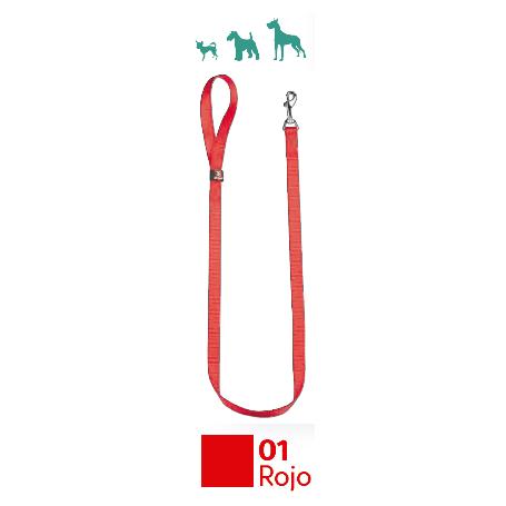 ARPPE CORREA NYLON 100 X 2 CM BASIC ROJO 2244012001