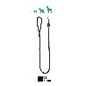 ARPPE CORREA NYLON 110 CM REDONDO 14 MM NEGRO 2252011193