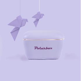 NEVERA POLARBOX RETRO VINTAGE 20 L LILA  REF  9259