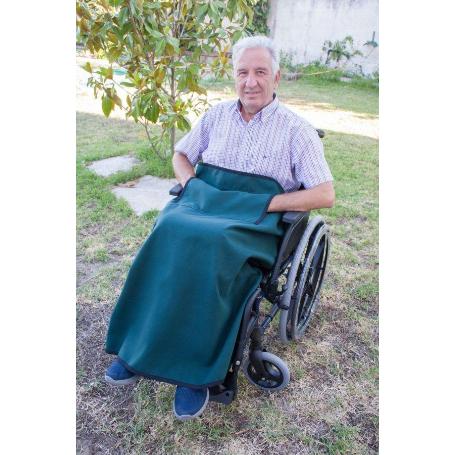 MANTA SILLA RUEDAS LORETO VERDE MUF 40-42 100X90CM T- S REF02003