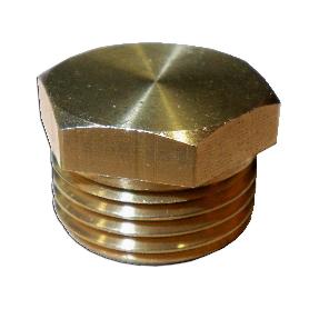 PLUVIA LATON TAPON F290 ROSCA  MACHO  DE 3-8 A-310 (CAJA 10 UNIDADES)