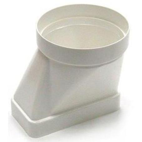 PVC BLANCO EMPALME MIXTO DE 100 Ø SALIDA  HUMOS  110106 REF.0520