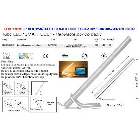 LUZ DLU FINSTOCK SMARTUBE LED TLE-151 6W 2700K DC5V SMARTUBE6R