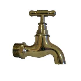 PLUVIA GRIFO CURVO 3-4 LATON PULIDO JG063V